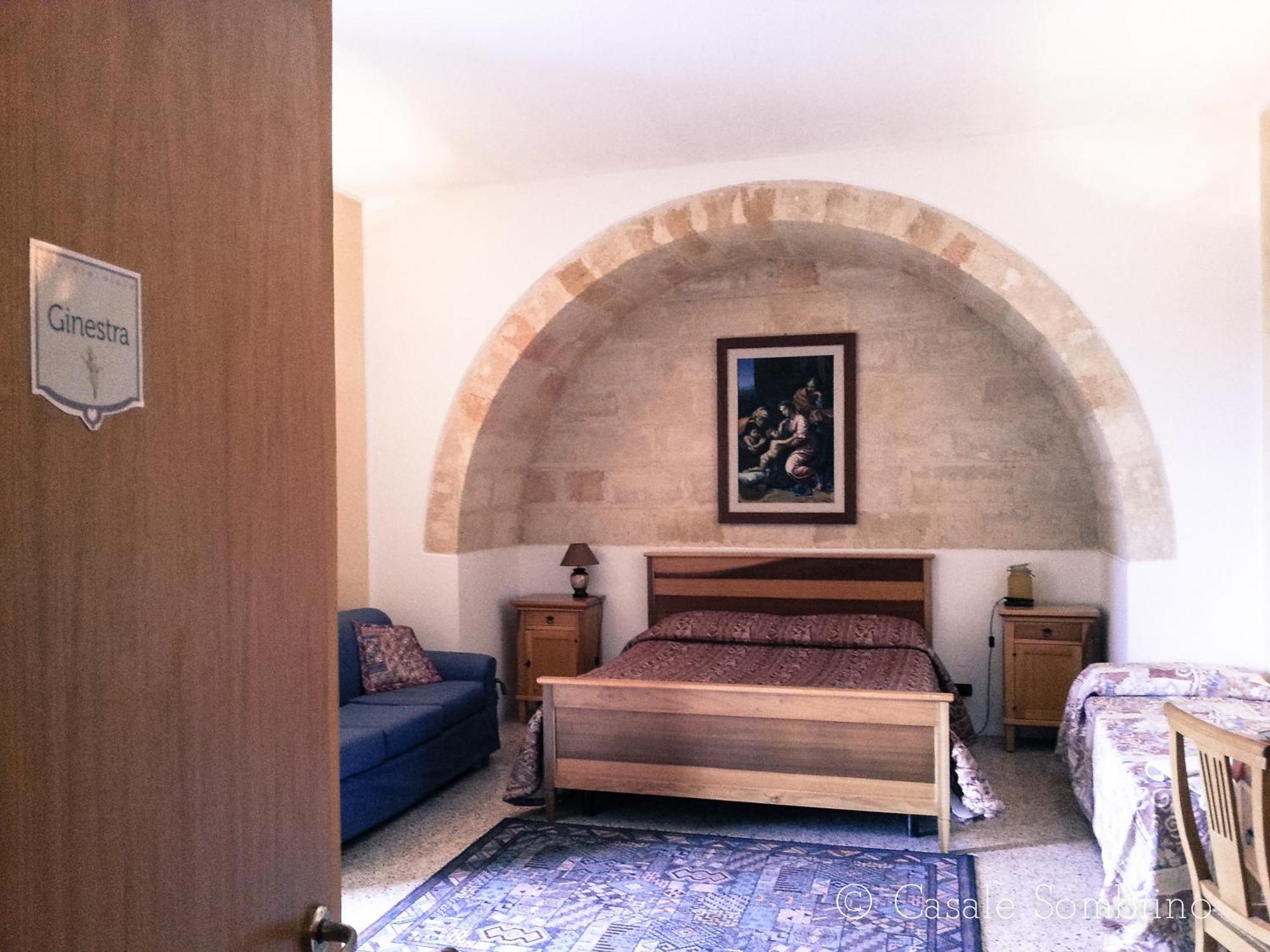 Hostal Casale Sombrino Supersano Habitación foto